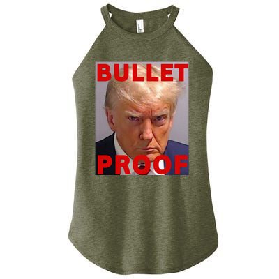 Bullet Proof Donald Trump 2024 Fight Fight Fight Trump Rally Women's Perfect Tri Rocker Tank