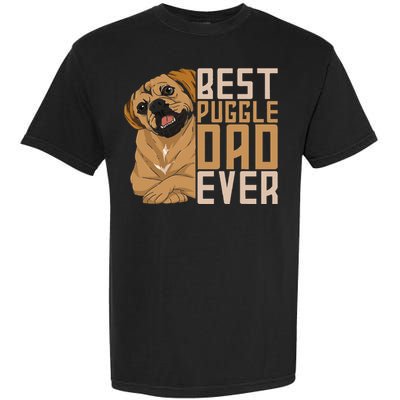 Best Puggle Dad Ever Cute Animal Dog Owner Puggle Garment-Dyed Heavyweight T-Shirt