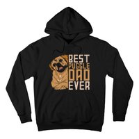 Best Puggle Dad Ever Cute Animal Dog Owner Puggle Hoodie