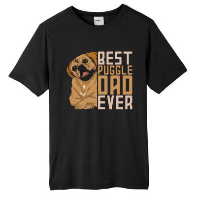 Best Puggle Dad Ever Cute Animal Dog Owner Puggle Tall Fusion ChromaSoft Performance T-Shirt