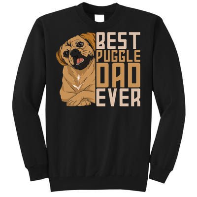 Best Puggle Dad Ever Cute Animal Dog Owner Puggle Tall Sweatshirt