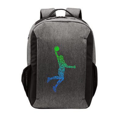 Basketball Player Dunking Symbols Basketball Vector Backpack