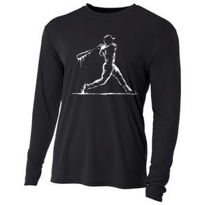 Baseball Player Drip Cooling Performance Long Sleeve Crew