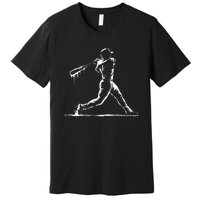 Baseball Player Drip Premium T-Shirt