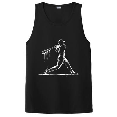 Baseball Player Drip PosiCharge Competitor Tank