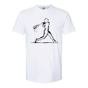 Baseball Player Drip Softstyle CVC T-Shirt