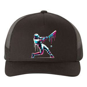 Baseball Player Drip Gift Yupoong Adult 5-Panel Trucker Hat