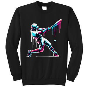 Baseball Player Drip Gift Sweatshirt