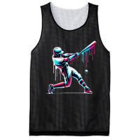 Baseball Player Drip Gift Mesh Reversible Basketball Jersey Tank