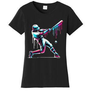 Baseball Player Drip Gift Women's T-Shirt