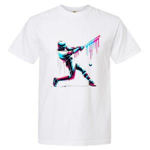 Baseball Player Drip Gift Garment-Dyed Heavyweight T-Shirt