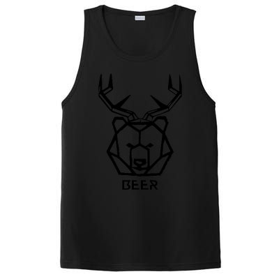 Bear plus Deer Equals Beer Hunting Animal Beer Drinking PosiCharge Competitor Tank