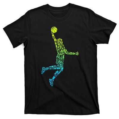 Basketball Players Dunking T-Shirt