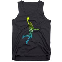 Basketball Players Dunking Tank Top