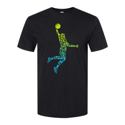 Basketball Players Dunking Softstyle® CVC T-Shirt