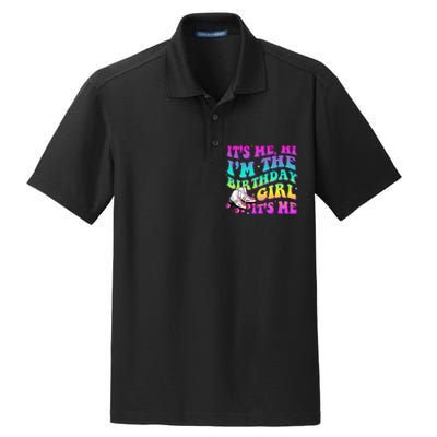 Birthday Party Disco Its Me Hi Im The Birthday Its Me Dry Zone Grid Polo