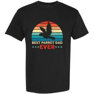 Best Parrot Dad Ever Birdwatching Bird Lover Birding Garment-Dyed Heavyweight T-Shirt