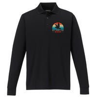 Best Parrot Dad Ever Birdwatching Bird Lover Birding Performance Long Sleeve Polo