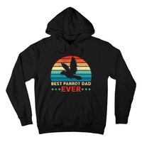 Best Parrot Dad Ever Birdwatching Bird Lover Birding Hoodie