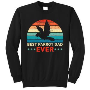 Best Parrot Dad Ever Birdwatching Bird Lover Birding Sweatshirt