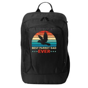 Best Parrot Dad Ever Birdwatching Bird Lover Birding City Backpack