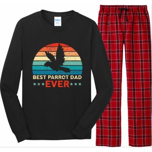 Best Parrot Dad Ever Birdwatching Bird Lover Birding Long Sleeve Pajama Set