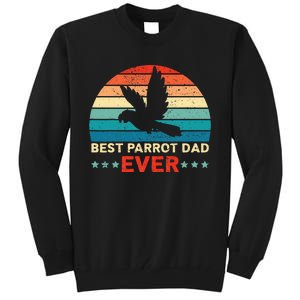 Best Parrot Dad Ever Birdwatching Bird Lover Birding Tall Sweatshirt