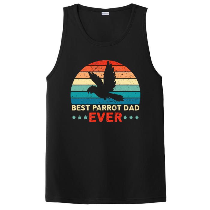 Best Parrot Dad Ever Birdwatching Bird Lover Birding PosiCharge Competitor Tank