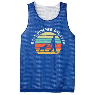 Best Pinscher Dad Ever Pinscher Dog Lover Funny S Gift Mesh Reversible Basketball Jersey Tank