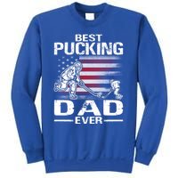 Best Pucking Dad Ever Hockey FatherS Day Gift Sweatshirt