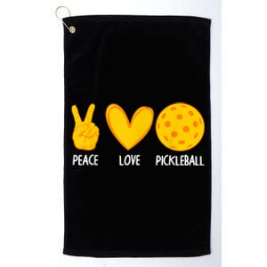 Best Pickleball Design For Men Women Pickleball Player Platinum Collection Golf Towel