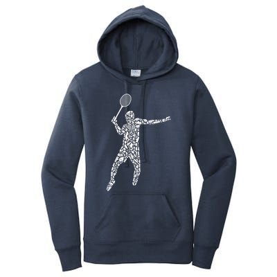 Badminton Player Dad Badminton Meaningful Gift Women's Pullover Hoodie