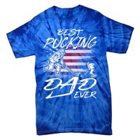 Best Pucking Dad Ever Hockey FatherS Day Gift Funny Gift Tie-Dye T-Shirt