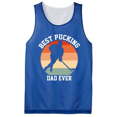 Best Pucking Dad Ever Hockey Retro Hockey Player S Gift Mesh Reversible Basketball Jersey Tank