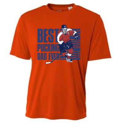 Best Pucking Dad Ever Cute Gift Cooling Performance Crew T-Shirt