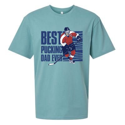 Best Pucking Dad Ever Cute Gift Sueded Cloud Jersey T-Shirt