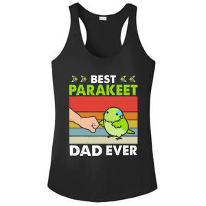 Best Parakeet Dad Ever Parakeet Pet Parakeet Owners Ladies PosiCharge Competitor Racerback Tank