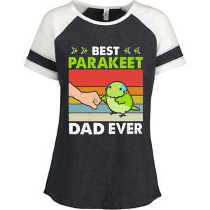 Best Parakeet Dad Ever Parakeet Pet Parakeet Owners Enza Ladies Jersey Colorblock Tee