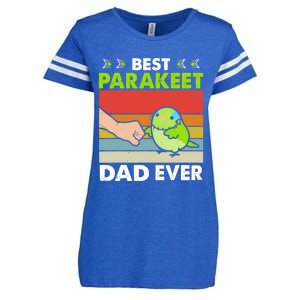 Best Parakeet Dad Ever Parakeet Pet Parakeet Owners Enza Ladies Jersey Football T-Shirt