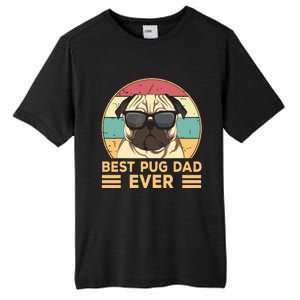 Best Pug Dad Ever Funny Pug Dog Gift For Men And Boy Tall Fusion ChromaSoft Performance T-Shirt