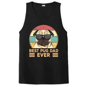 Best Pug Dad Ever Funny Pug Dog Gift For Men And Boy PosiCharge Competitor Tank