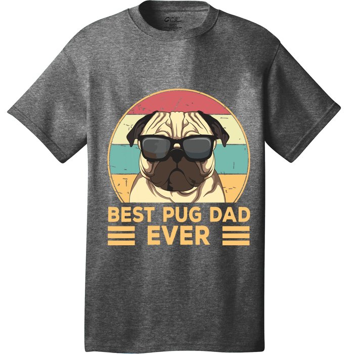 Best Pug Dad Ever Funny Pug Dog Gift For Men And Boy T-Shirt