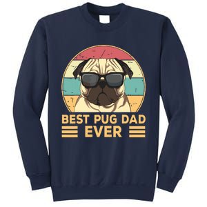 Best Pug Dad Ever Funny Pug Dog Gift For Men And Boy Sweatshirt