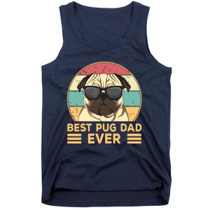 Best Pug Dad Ever Funny Pug Dog Gift For Men And Boy Tank Top