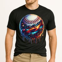 Baseball Planet Drip Baseball Drip Baseball Ice Cream Drip Cooling Performance Crew T-Shirt
