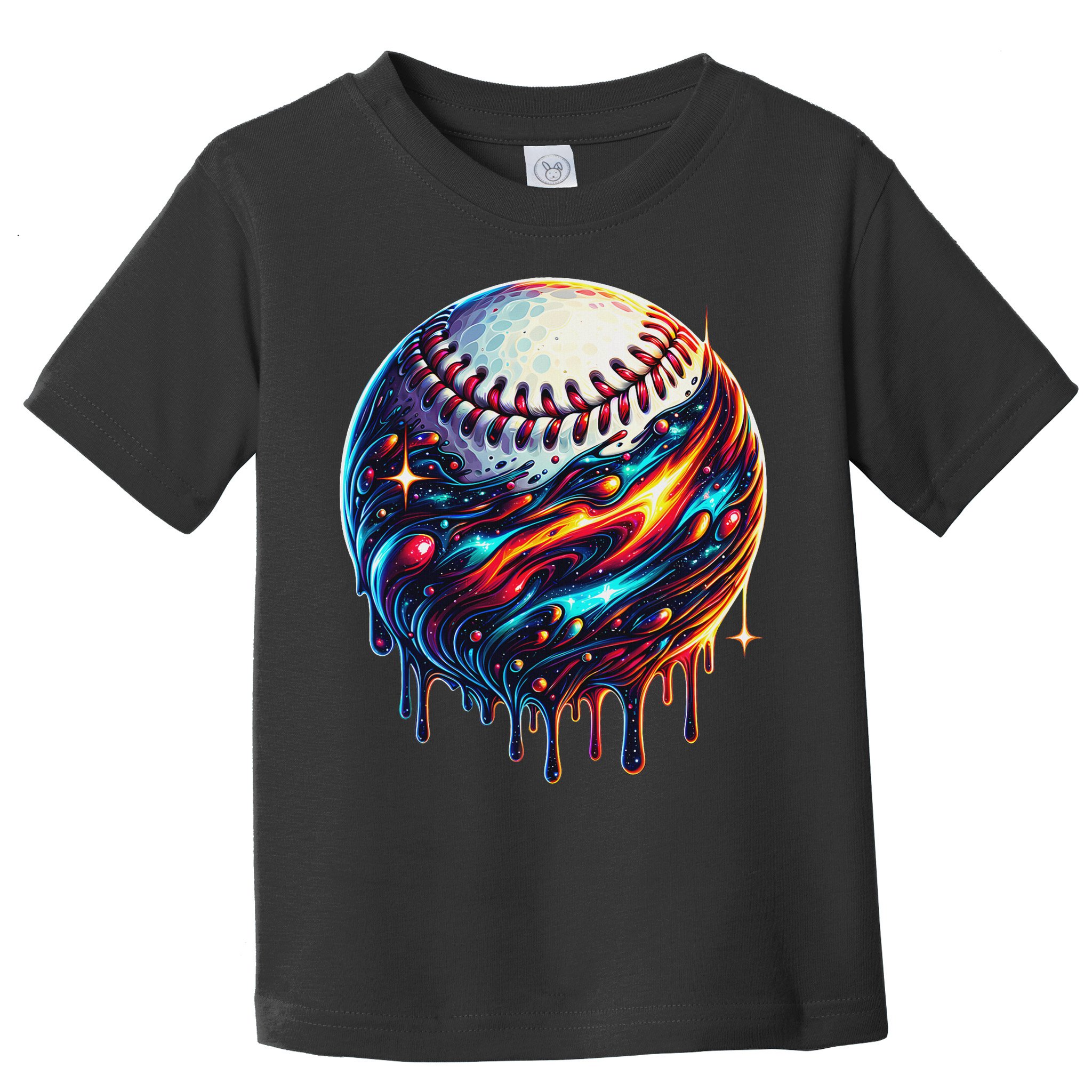 Baseball Planet Drip Baseball Drip Baseball Ice Cream Drip Toddler T-Shirt