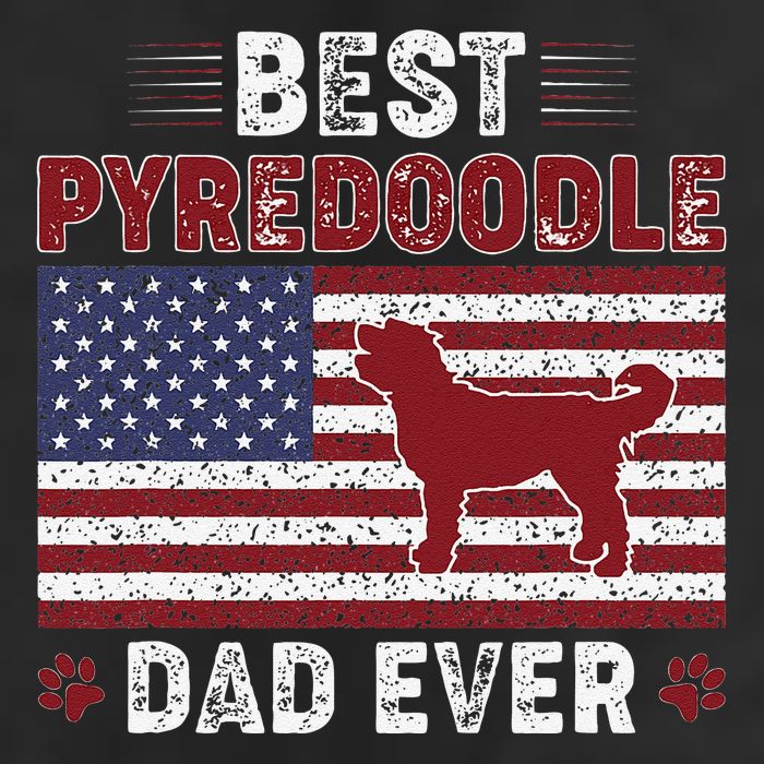 Best Pyredoodle Dad Ever American Flag Dog Dad Tumbler