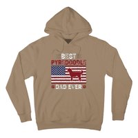 Best Pyredoodle Dad Ever American Flag Dog Dad Hoodie