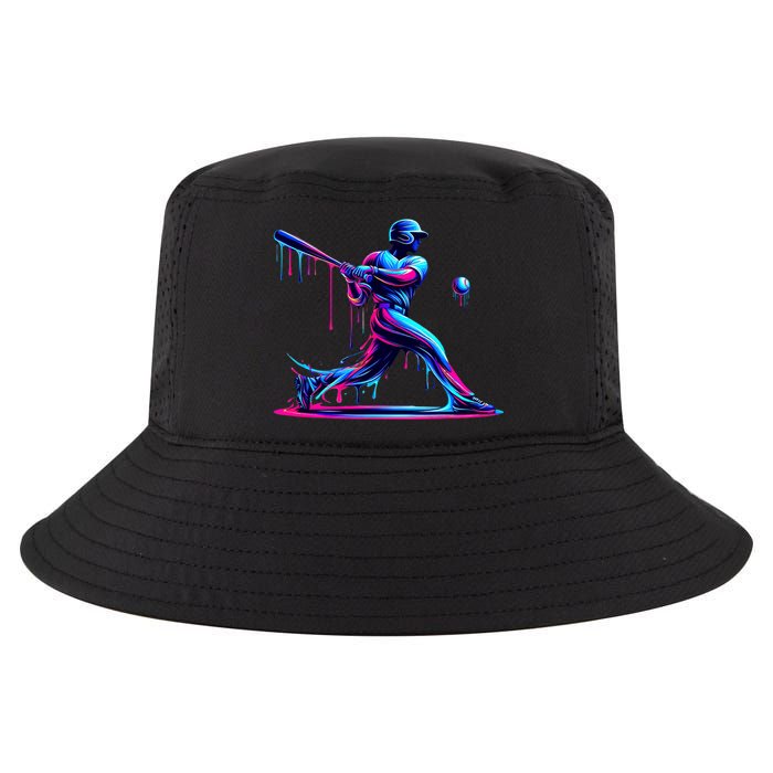Baseball Player Drip For N Ice Cream Cool Comfort Performance Bucket Hat