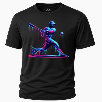 Baseball Player Drip For N Ice Cream Performance Shirt